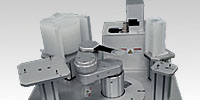 Compact clean robot & Aligner for handling 2-3-inch, 100-150mm wafers:SCR3100S-200-PM/SAL3261GR