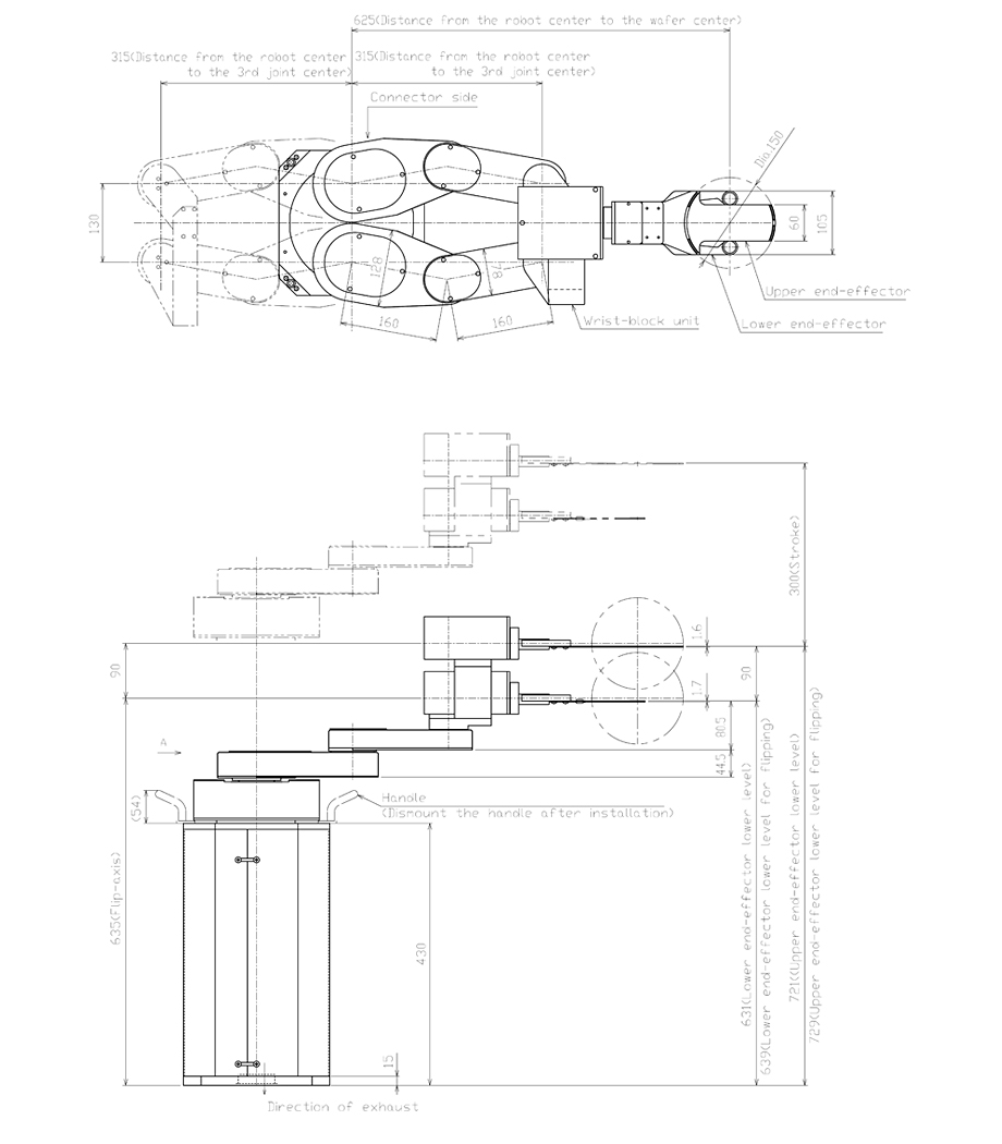 STCR4160SN(适用于减薄晶圆以及晶圆四周边缘区域的真空吸附方式)